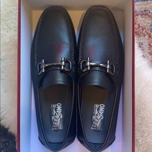 Salvatore Ferragamo Leather driving moccasins
